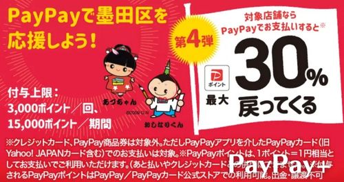 PayPayで墨田区を応援しようキャンペーン